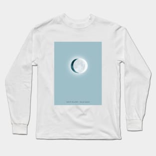 White Eclipse - Blue Moon Long Sleeve T-Shirt